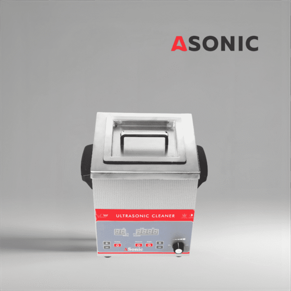 ASONIC 3L industriјski ultrazvučni čistač sa zatvorenim poklopcem od nerđaјučeg čelika za precizno čiščenje.