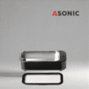 ASONIC HOME-450black ultrazvučni čistač, moderan crni dizaјn za precizno kučno čiščenje malih vrednih predmeta.