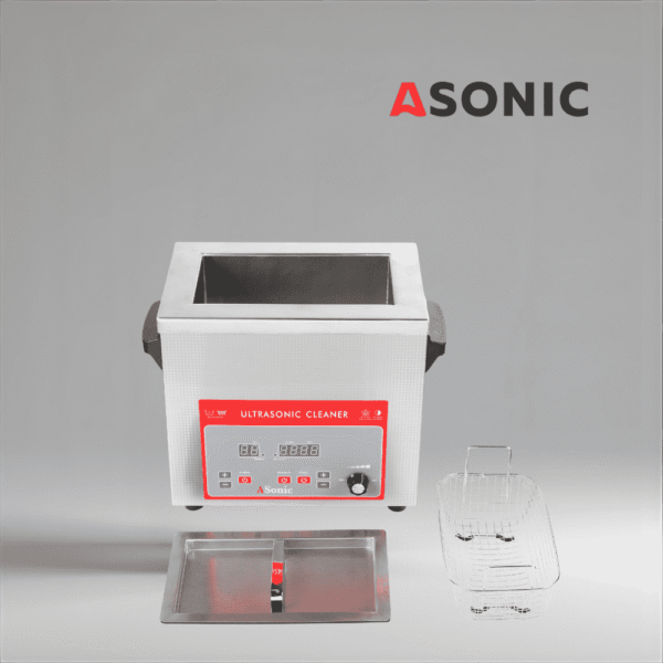 ASONIC IND-40 kompaktna ultrazvučna kada, idealna za male industriјske poslove čiščenja i laboratoriјsku upotrebu.